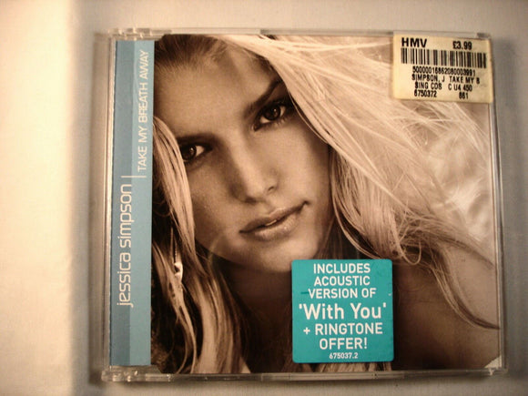 CD Single (B6) - Jessica Simpson ‎– Take My Breath Away  - 6750372