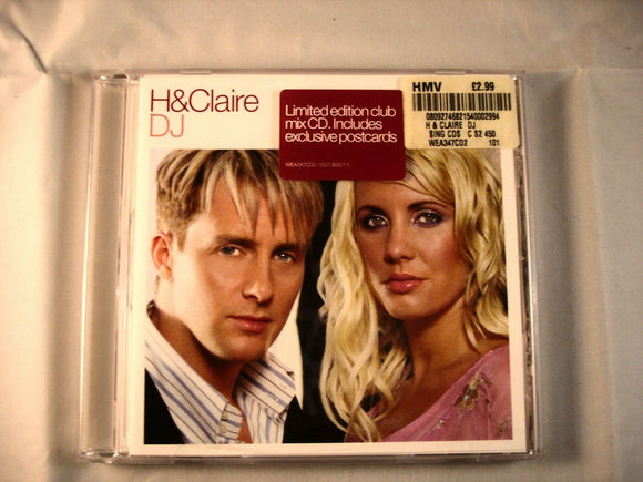CD Single (B6) -  H&Claire ‎– DJ - WEA347CD2 - postcards