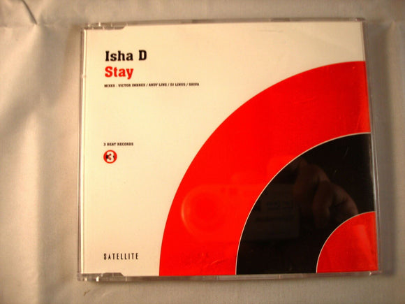 CD Single (B6) - Isha D ‎– Stay  - 74321 49821 2