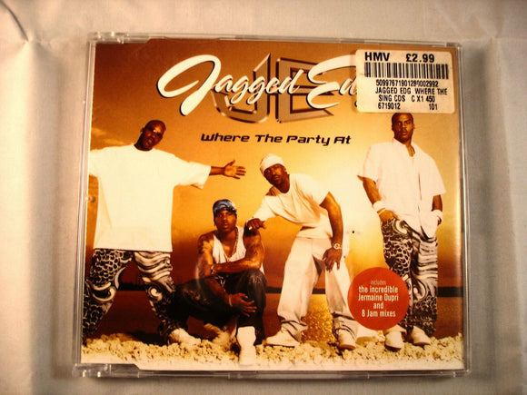 CD Single (B7) - Jagged Edge  ‎– Where The Party At -6719012