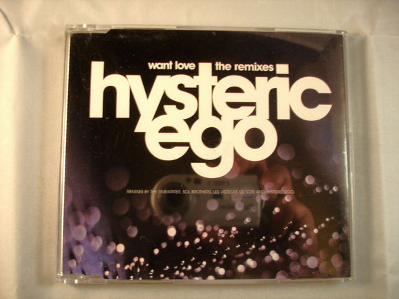 CD Single (B7) - Hysteric Ego ‎– Want Love - The Remixes - WEA150CD