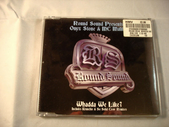 CD Single (B7) -  Round Sound ‎– Whadda We Like?   - CDCOOL358