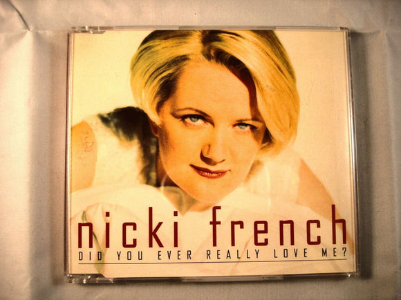 CD Single (B7) -  Nicki French ‎– Did You Ever Really Love Me?   - LUVTHISCD2
