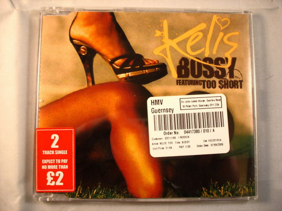 CD Single (B8) -  Kelis Featuring Too $hort* ‎– Bossy   - 0094636320823