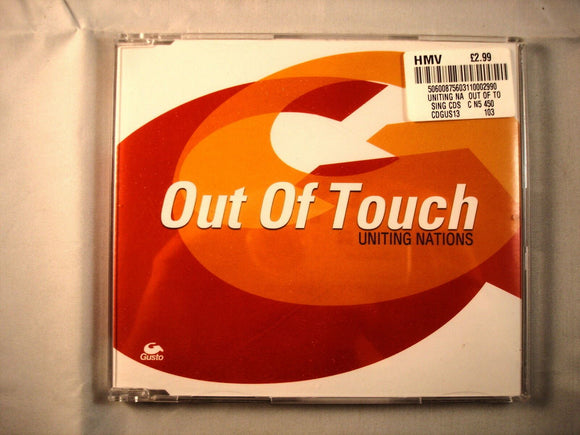 CD Single (B8) -  Uniting Nations ‎– Out Of Touch  - CDGUS13