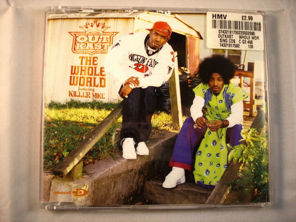 CD Single (B8) -   OutKast ‎– The Whole World  - 74321 91759 2
