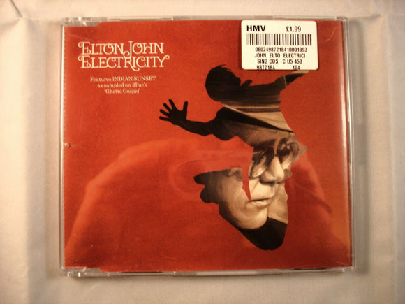 CD Single (B8) -  Elton John ‎– Electricity   - 987 218 4