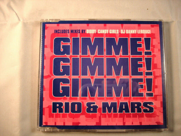 CD Single (B8) -  Rio & Mars ‎– Gimme! Gimme! Gimme!   - 78243 8 83179 2 4