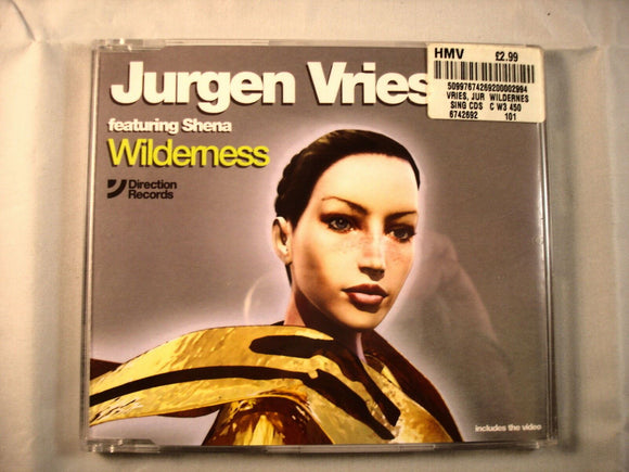 CD Single (B8) -  Jurgen Vries Featuring Shena ‎– Wilderness   - 6742692