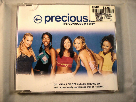 CD Single (B8) -  Precious ‎– It's Gonna Be My Way   - CDEM569