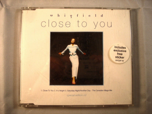 CD Single (B8) - Whigfield - Close to you - SYCDP18