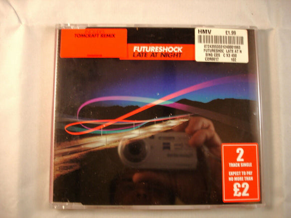CD Single (B8) -  Futureshock ‎– Late At Night   - CDR6617
