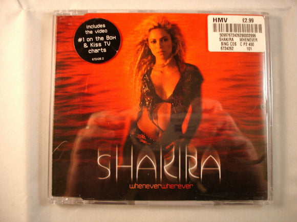 CD Single (B8) -  Shakira ‎– Whenever, Wherever   - 6724262
