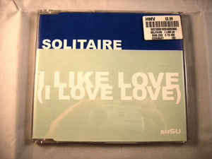 CD Single (B8) -  Solitaire ‎– I Like Love (I Love Love)   - CDSUSU21