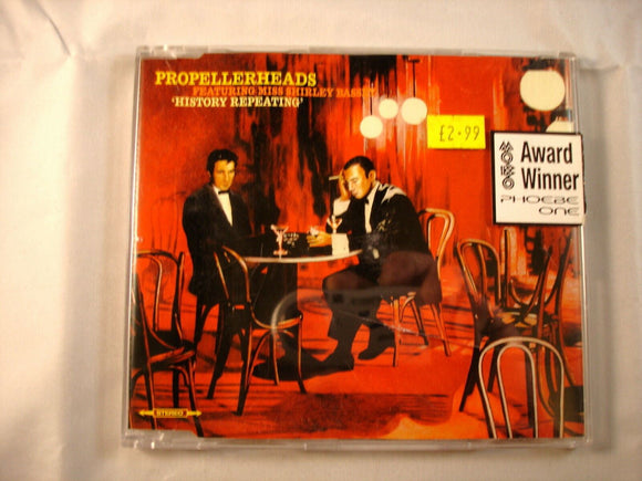CD Single (B8) -  Propellerheads Shirley Bassey ‎– History Repeating - WALLD036