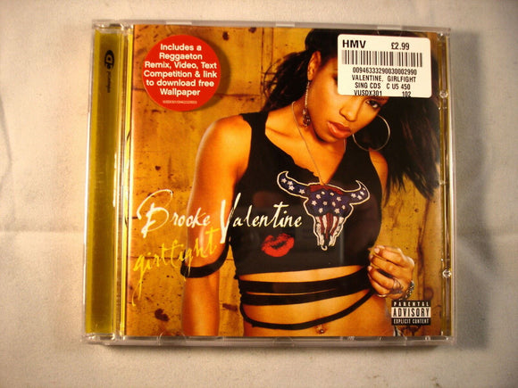 CD Single (B9) - Brooke Valentine - Girlfight - VUSDX301