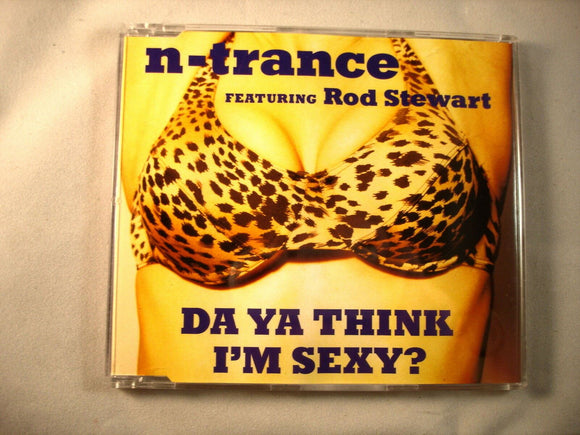 CD Single (B9) - N-Trance Ft Rod Stewart ‎– Da Ya Think I'm Sexy  - CD GLOBE 150
