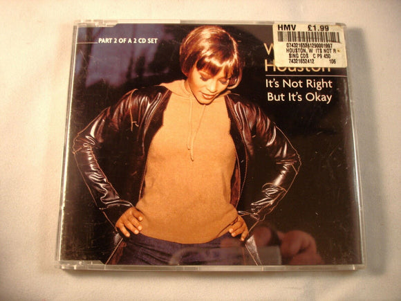 CD Single (B9) -  Whitney Houston ‎– It's Not Right But It's Okay  - 74321652412