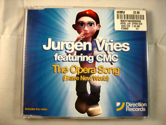 CD Single (B10) - Jurgen Vries - The opera song - 6734642