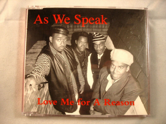 CD Single (B10) - As we speak - Love me for a  reason - DEBCD3148