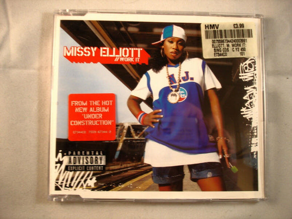 CD Single (B10) - Missy Elliott - Work it - E7344CD