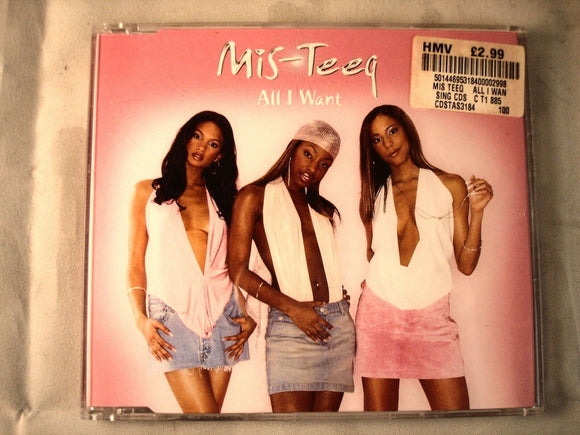 CD Single (B11) - Mis teeq - All I want - CDSTAS3184
