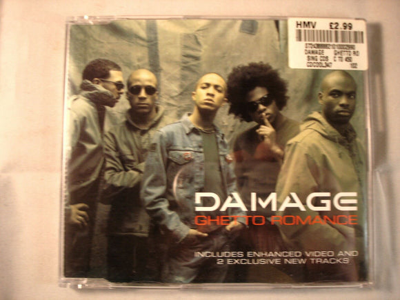CD Single (B11) - Damage - Ghetto romance - CDCool 347