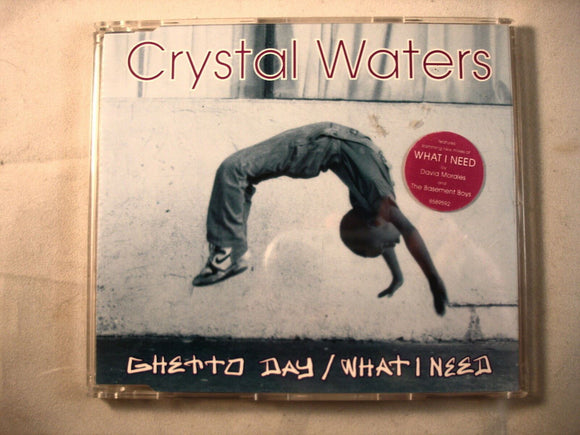 CD Single (B11) - Crystal Waters - Ghetto day/what I need - 858 959 2