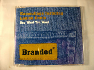 CD Single (B11) - Kamouflage - Say what you want - CDBRAND 1
