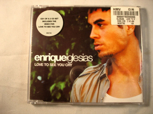 CD Single (B11) - Enrique Iglesias - Love to see you cry - IND97760