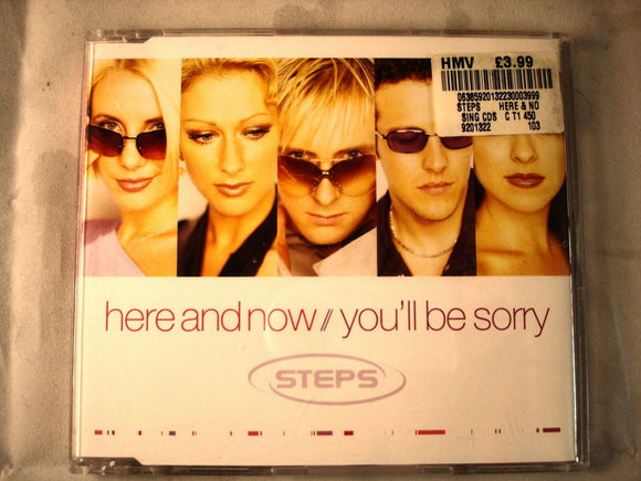 CD Single (B11) - Steps - here and now - You'll be sorry - 9201322