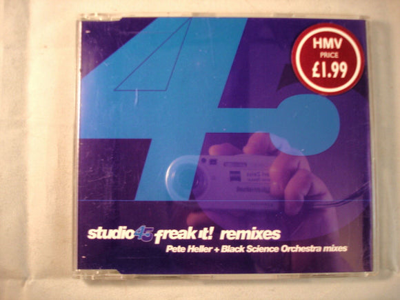 CD Single (B12) - Studio 45 - Freak it - AZNY CDX 090