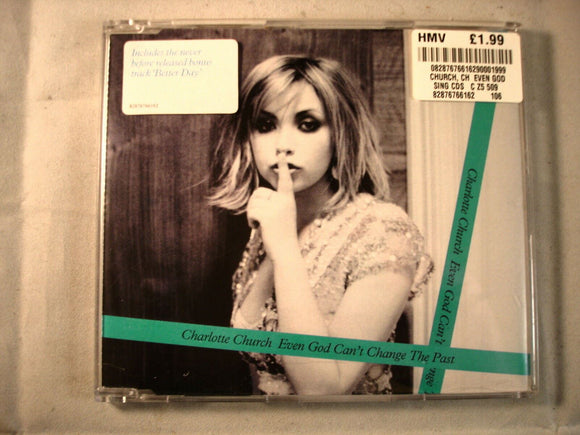 CD Single (B12) - Charlotte Church - Even God can't change the past-82876766162