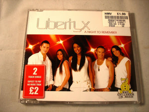 CD Single (B12) - Liberty X - A night to remember - VTSCD9