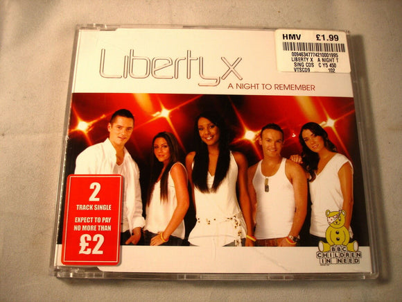 CD Single (B12) - Liberty X - A night to remember - VTSCD9