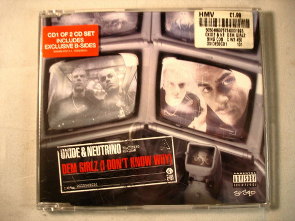 CD Single (B12) - Oxide and Neutrino - Dem Girlz - OXIDE09CD1