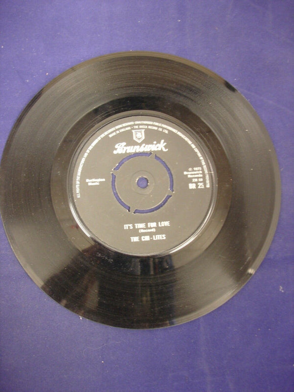 7'' Vinyl Single - The Chi-Lites ‎– It's Time For Love - BR 25