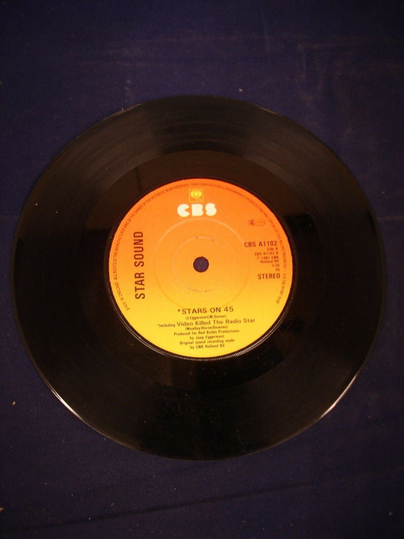 7'' Vinyl Single -  Star Sound* ‎– Stars On 45 - CBS A1102