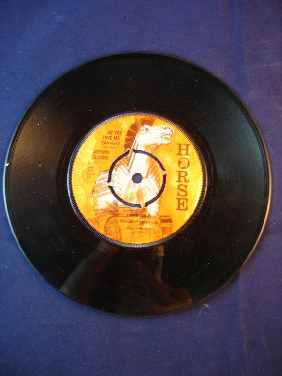 7'' Single Vinyl Reggae - Johnny Clarke ‎– Do You Love Me - HOSS 108