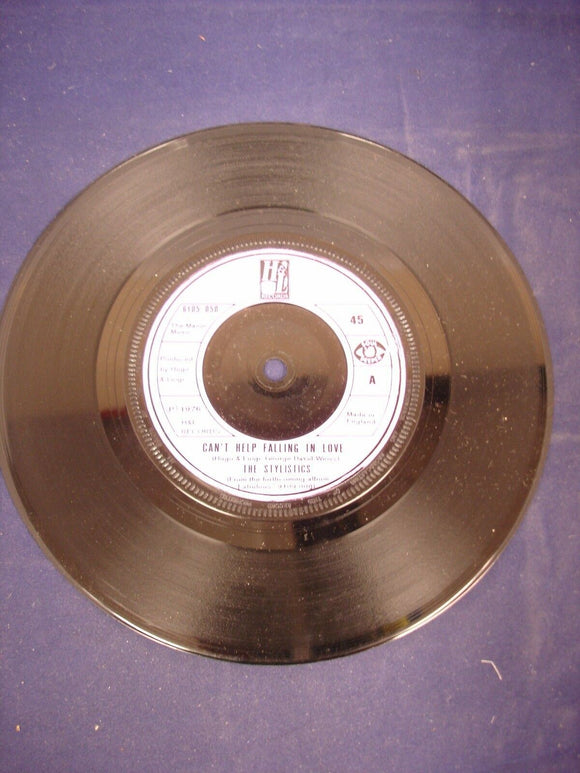 7'' Vinyl Single - The Stylistics ‎– Can't Help Falling In Love - 6105 050