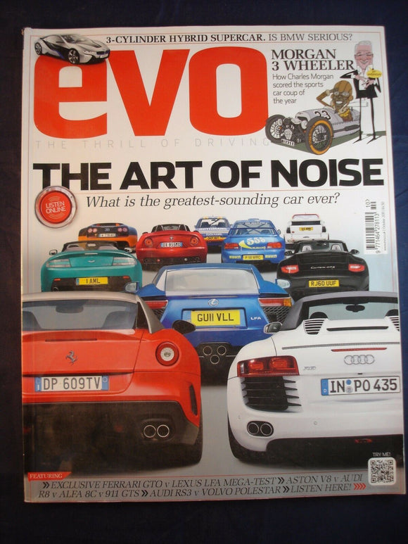 Evo Magazine # October 2011 - Greatest sounding car ever?