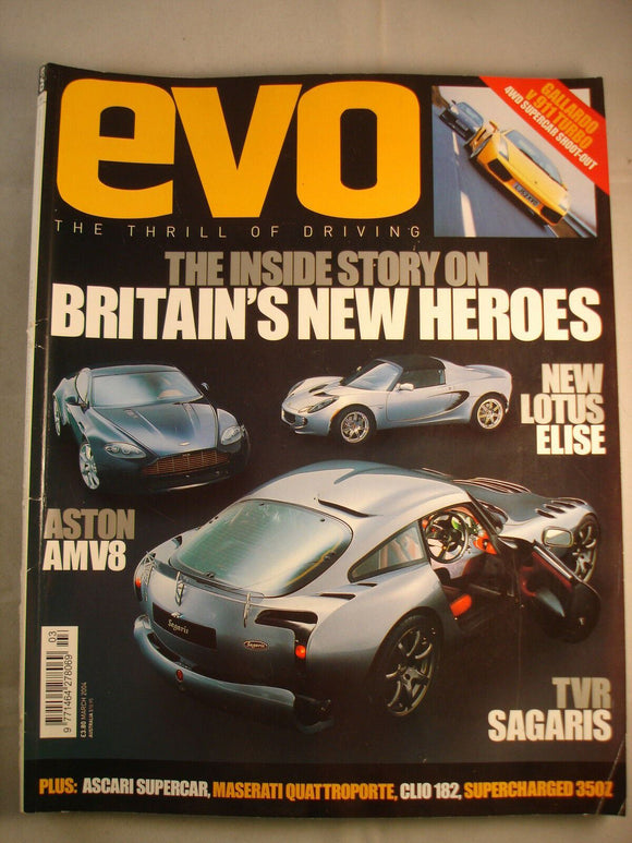 Evo Magazine # 65 - British car special - TVR - Aston - Ascari - Lotus -
