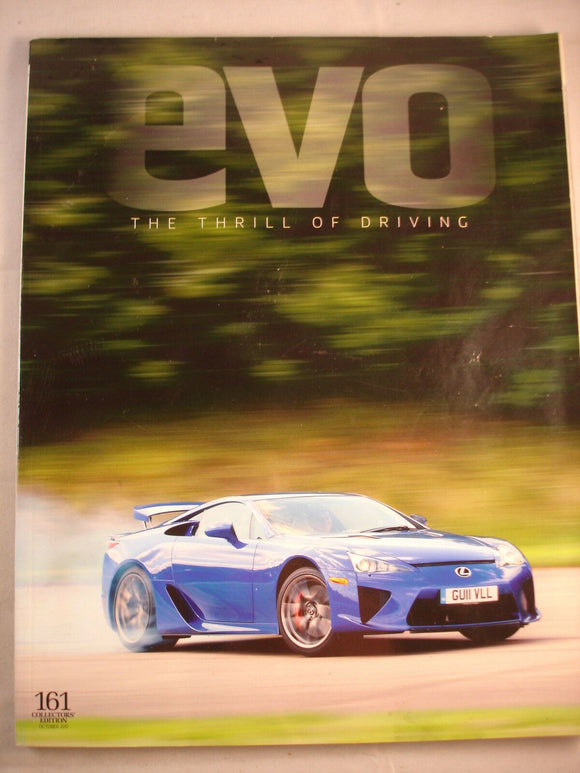 Evo Magazine # 161 - Lexus LFA - R8 - Vantage - 911 - Morgan 3 wheeler