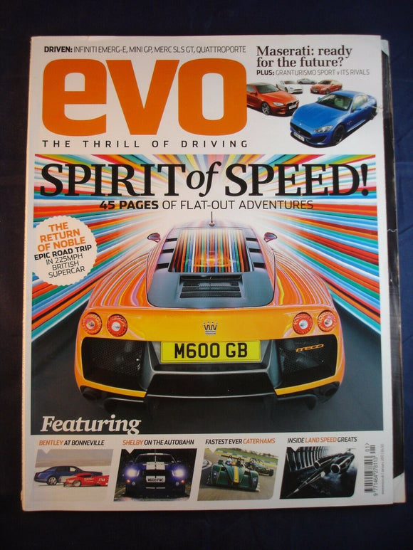 Evo Magazine # Jan 2013 - Spirit of Speed
