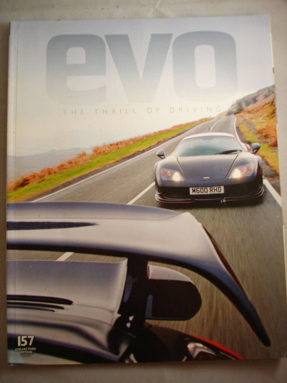 Evo Magazine # 157 - XJ220 - F40 - M600 - Escort Cosworth - Focus ST guide