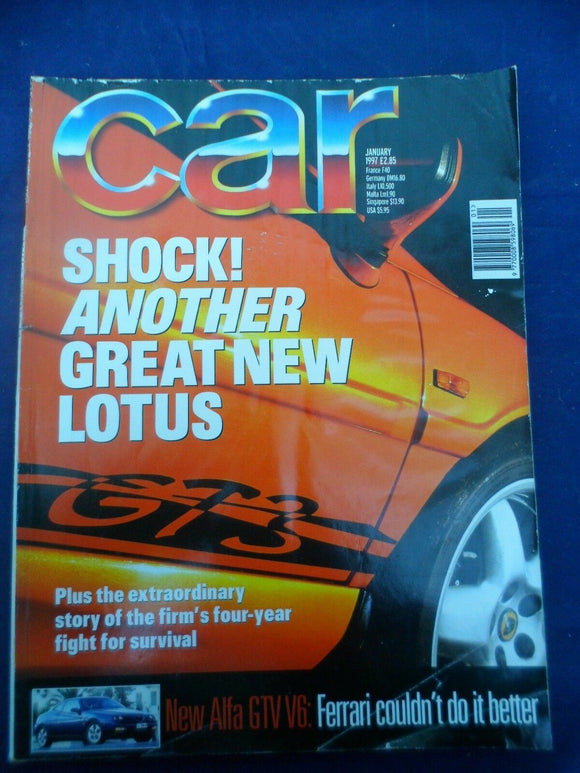 Car Magazine - January 1997 - Lotus GT3