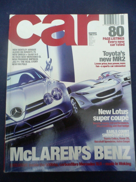 Car Magazine - November 1999 - Mercedes SLR