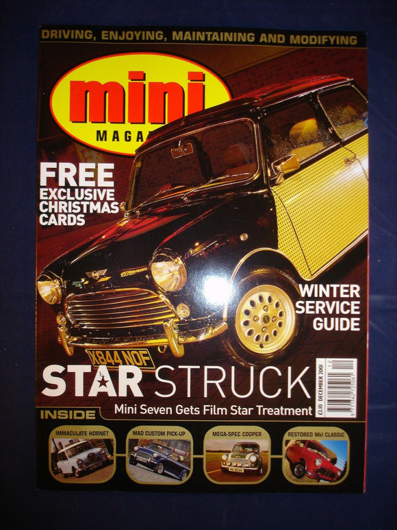 Mini  magazine # December 2001 - Cooper - Winter service guide - Hornet