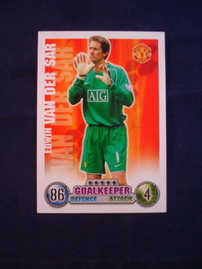 Match Attax - football card -  2007/08 - Man Utd - Edwin Van Der Sar