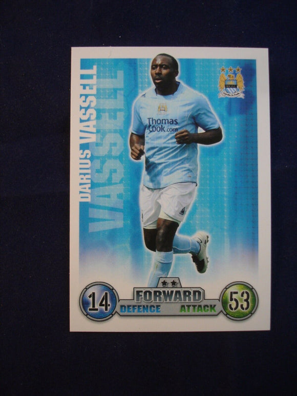 Match Attax - football card -  2007/08 - Man City - Darius Vassell